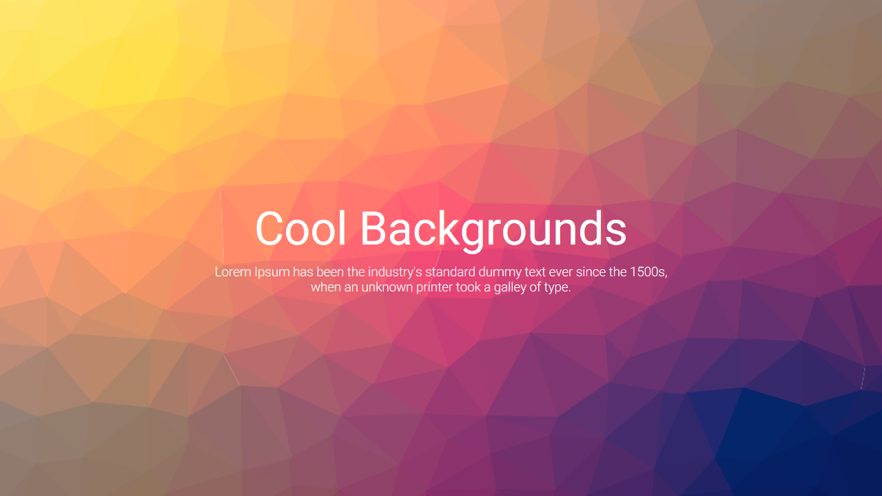 Creative Cool Google Backgrounds PowerPoint PPT Template